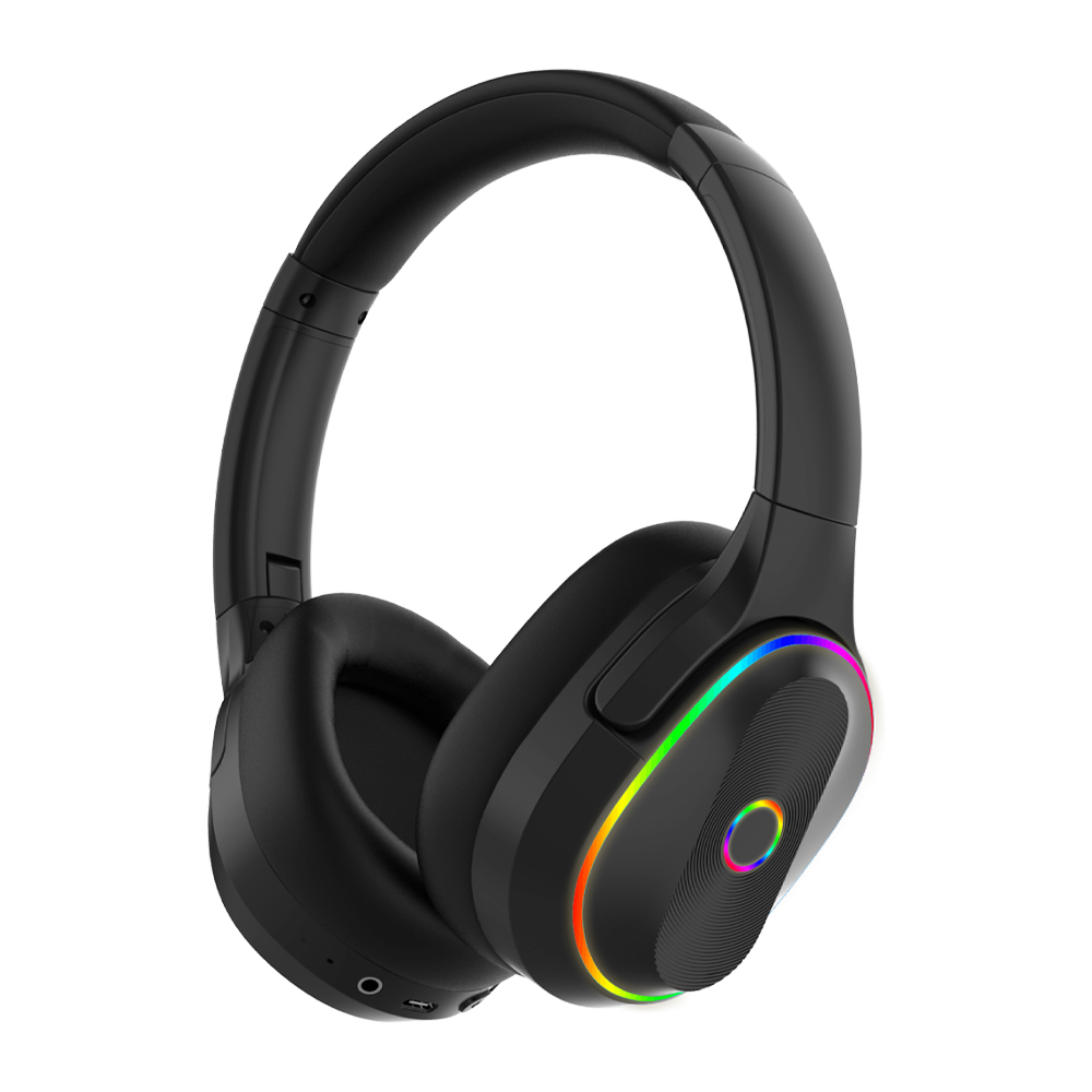 RGB Flowing Light Active Noise Reduction Wireless Earphones (ANC LED Earphones)